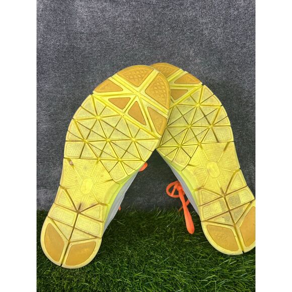 Nike Free 5.0 Running Shoes Women’s US 8.5 Gray Neon Green Orange - Picture 7 of 8